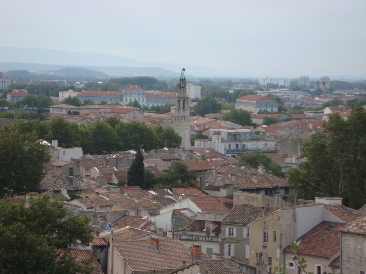La ciudad vieja desde el jardín del Palacio de los Papas